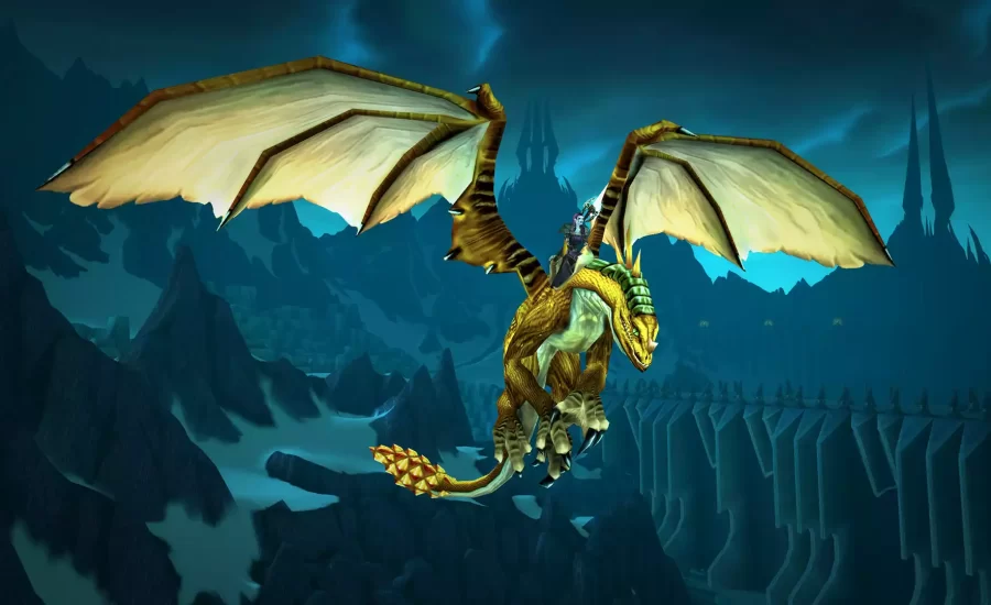 WoW WotLK Classic Flying in Northrend