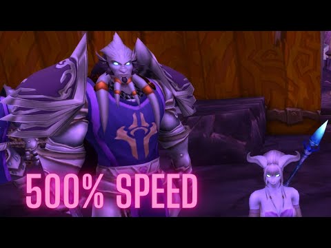 World of Warcraft TBC 500% Speed Aldor Rep Run footage gameplay royalty free