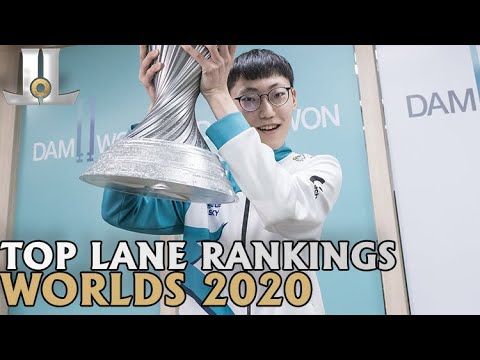 #Worlds2020 Top Laner Rankings | The Tanks Are Dead