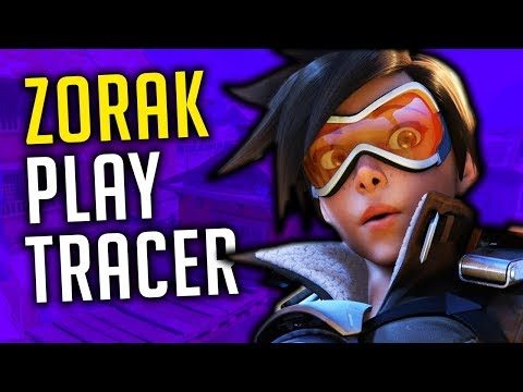 ZORAK Playing tracer on junkertown # Overwatch Gameplay!