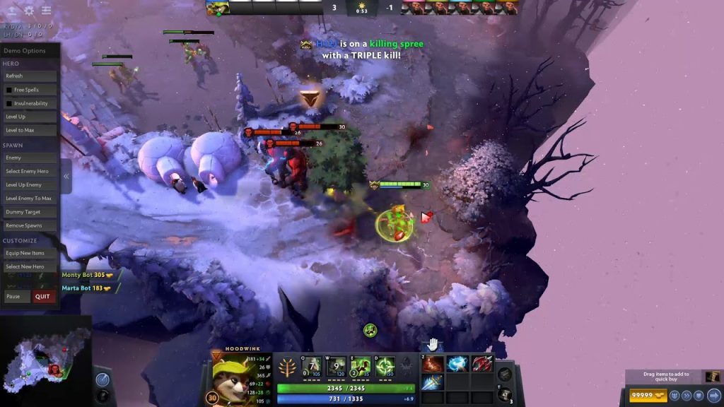 #dota 2 hookwick testing new hero how stuff is was