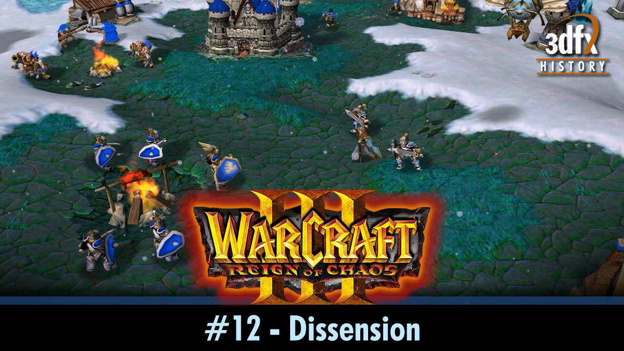 3dfx Voodoo 5 6000 AGP - Warcraft III: RoC - #12 - Dissension [Gameplay/60fps]