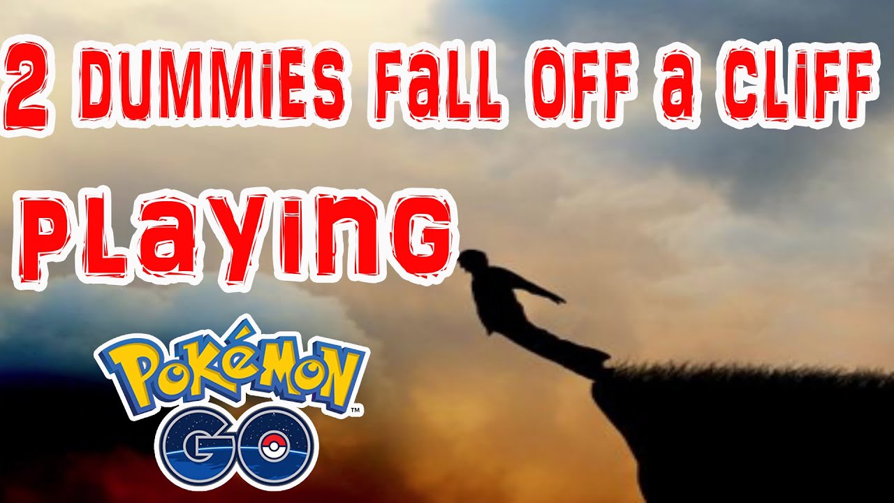 2 MEN FALL OF A CLIFF PLAYING POKEMON GO! WOW.....