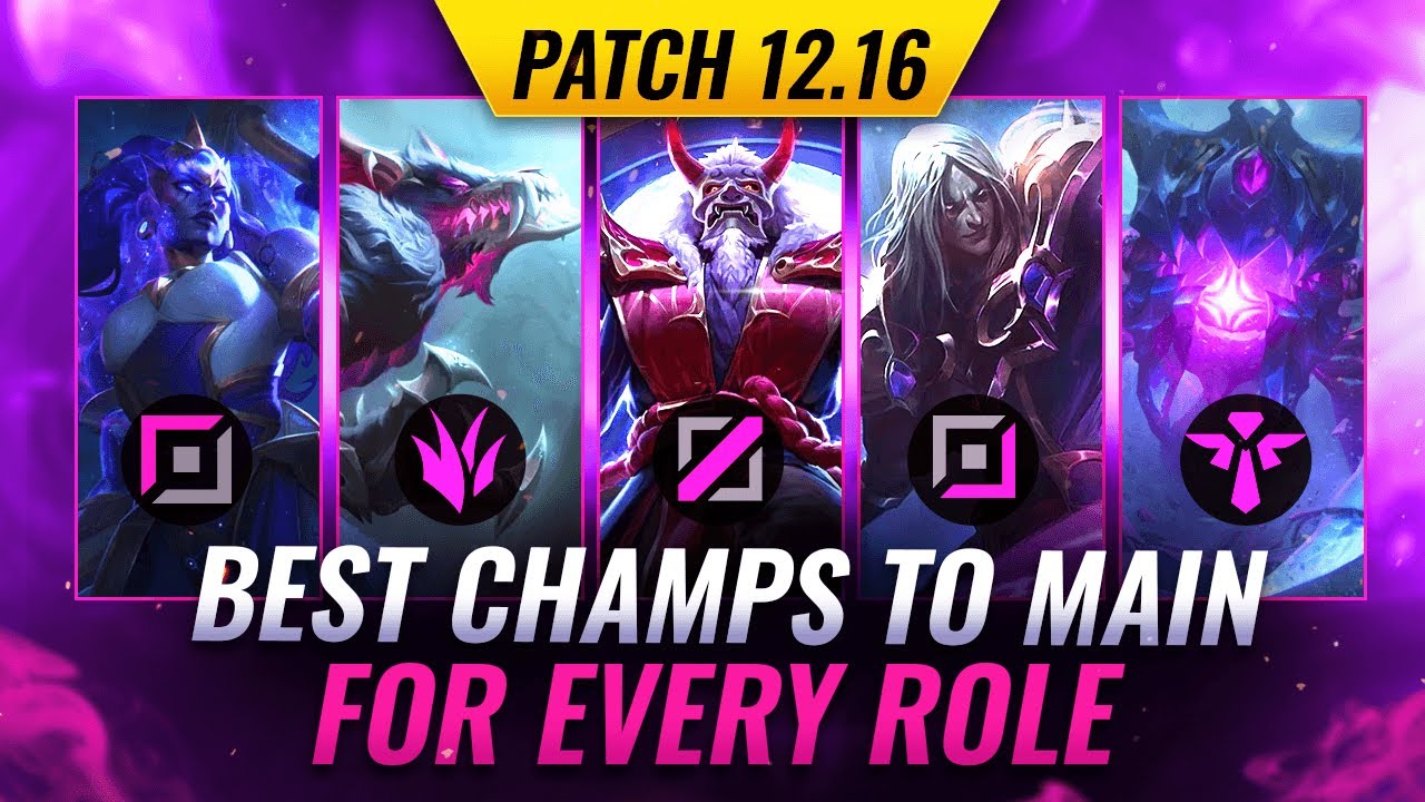 3 Best Mains for EVERY ROLE on Patch 12.16 - League of Legends