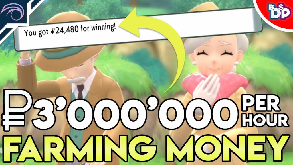 3 MILLION POKEDOLLARS PER HOUR! BEST MONEY GUIDE in Pokemon Brilliant Diamond and Shining Pearl