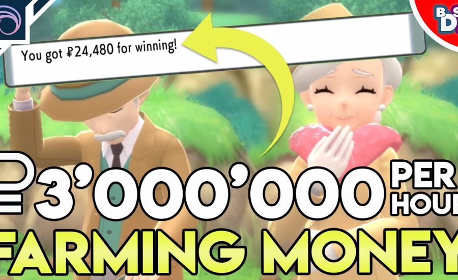 3 MILLION POKEDOLLARS PER HOUR! BEST MONEY GUIDE in Pokemon Brilliant Diamond and Shining Pearl
