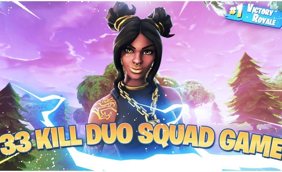 33 KILL DUO SQUAD WITH LUNEZE - Electra Fortnite Gameplay