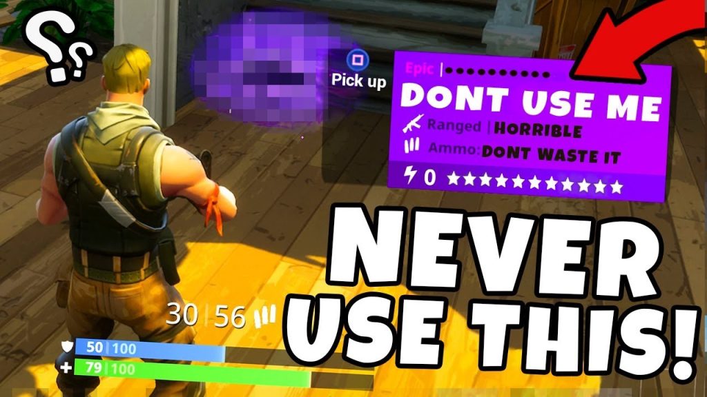 5 Weapons You Should NEVER Use in Fortnite ~ Fornite Battle Royale Top 5