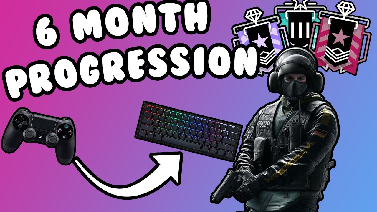 6 Month Progression - Console to PC | Rainbow Six Siege Gameplay