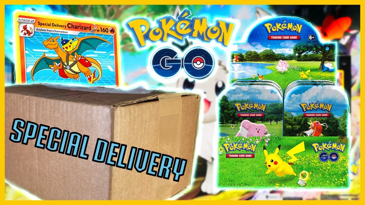 *A Special Delivery (Charizard) Has Arrived!* Pokemon Go Mini Tins Display Case *OPENING*