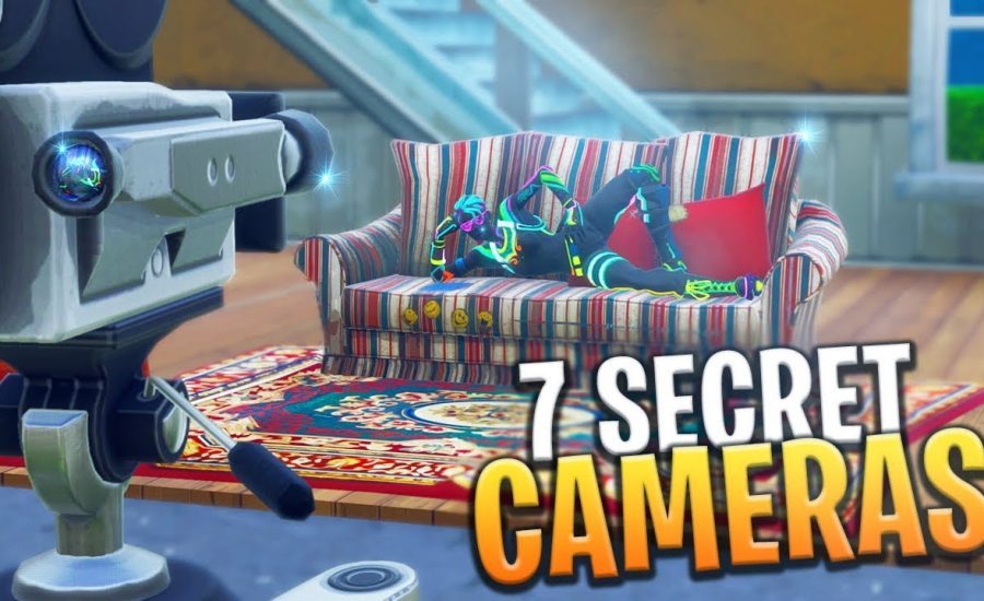 ALL 7 SECRET FILM CAMERA LOCATIONS! (Week 2 Battle Pass Challenge) - Fortnite: Battle Royale