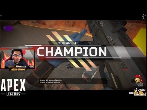 "APEX LEGENDS FIRST WIN" New Battle Royale Game (Apex Legends)