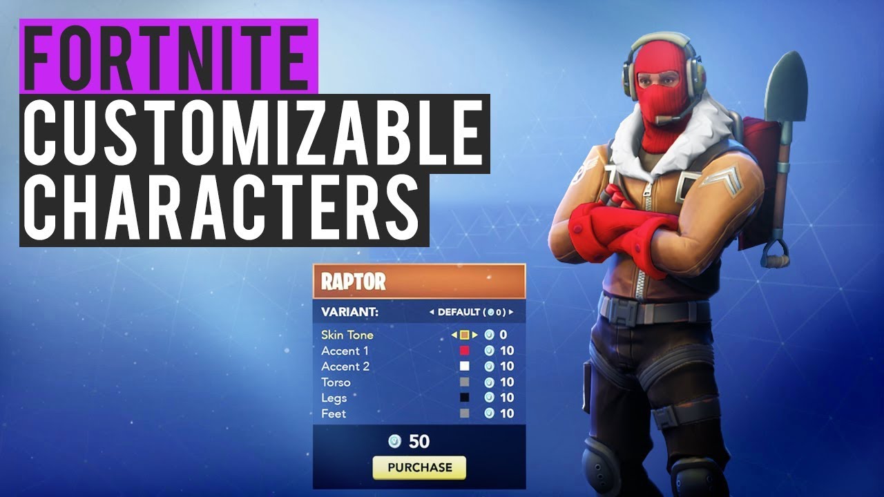 Advanced Character Customization! - Fortnite: Battle Royale