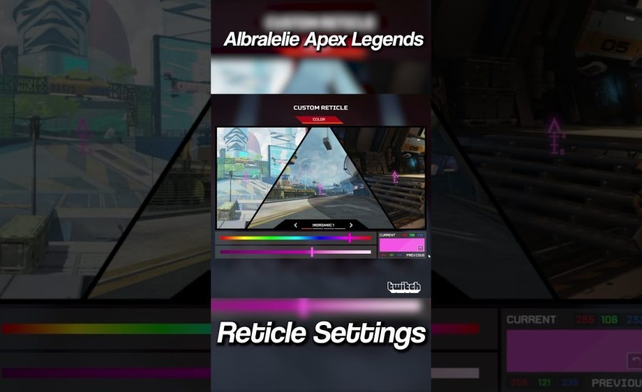 Albralelie Apex Legends Reticle Settings #Shorts