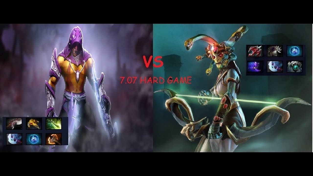 Anti Mage VS Medusa HARD GAME Dota 2 7.07.