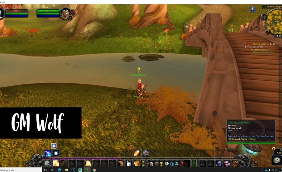 Aufgeweichte Seiten | Softened sides WoW TBC Horde Quest | GM Wolf | WoW TBC Classic