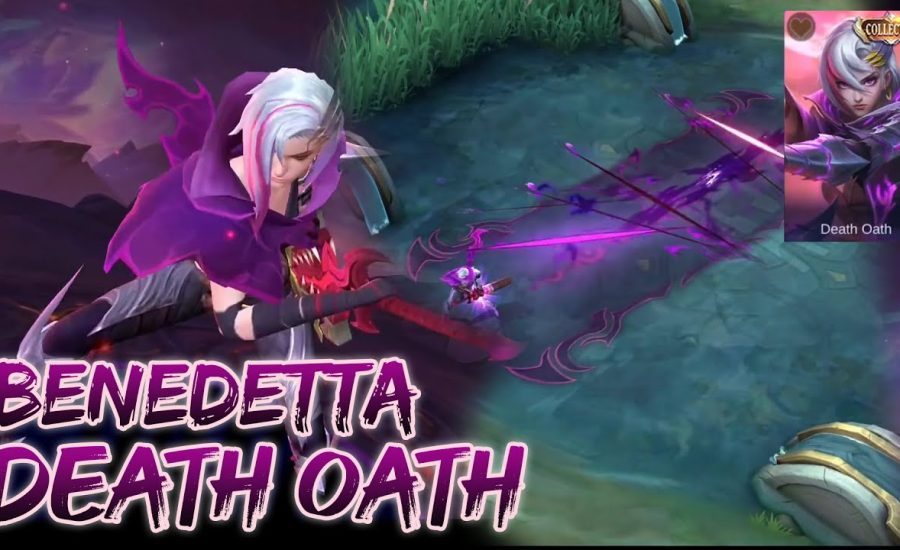 BENEDETTA DEATH OATH | JULY COLLECTOR SKIN | LIMITED SKIN | MOBILE LEGENDS