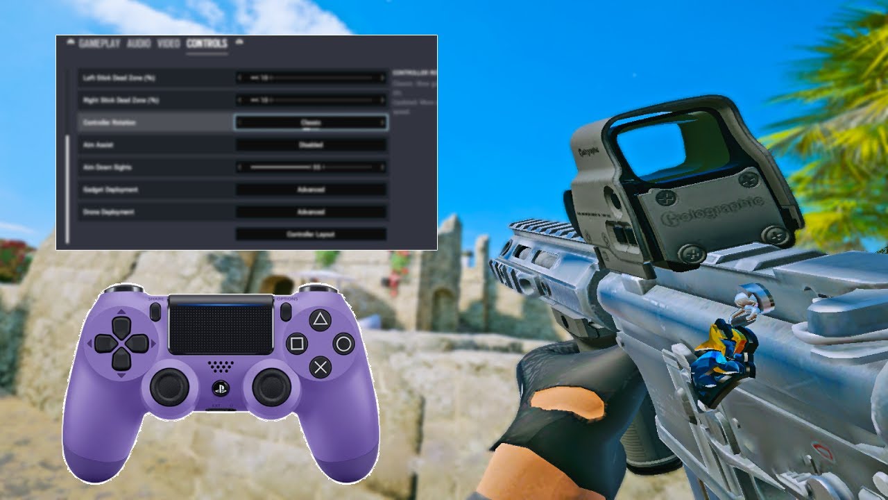 BEST Controller Settings PS4/XBOX HIGHLIGHTS- Rainbow Six Siege