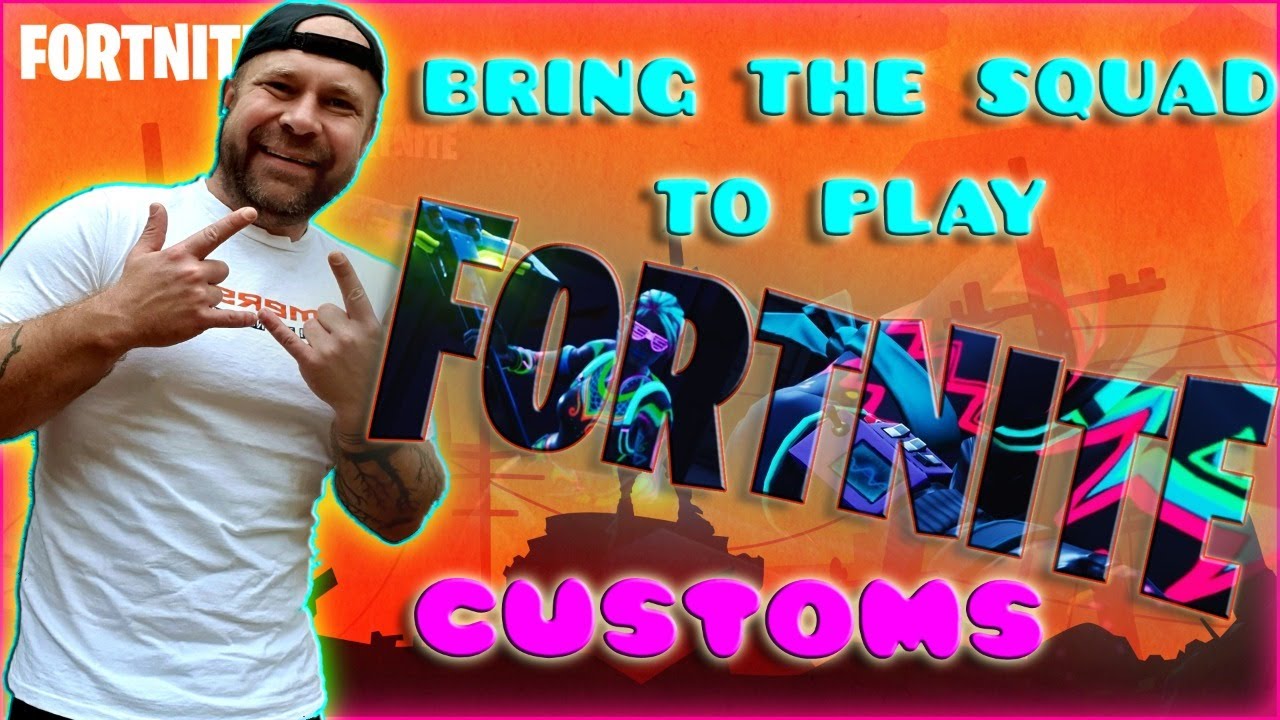 BRING THE SQUAD TO PLAY IN THE GAMERSX3 FORTNITE CUSTOMS!!