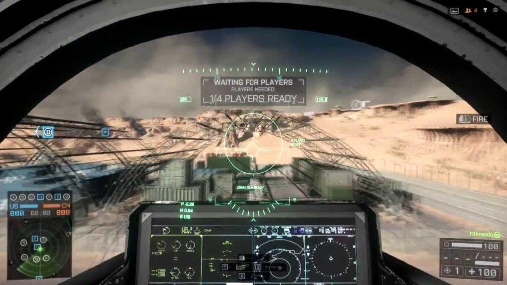 Battlefield 4: Amazing Jet Stunt on Silk Road