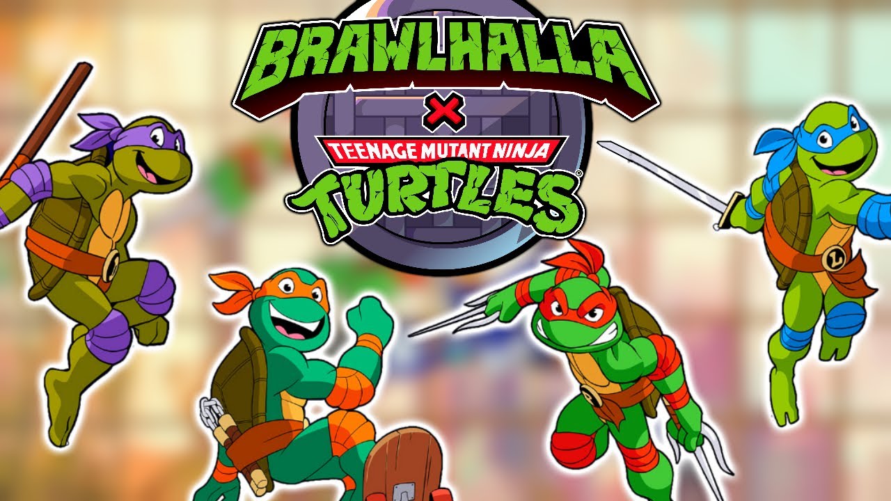 Brawlhalla + Teenage Mutant Ninja Turtles FULL SHOWCASE (TMNT)