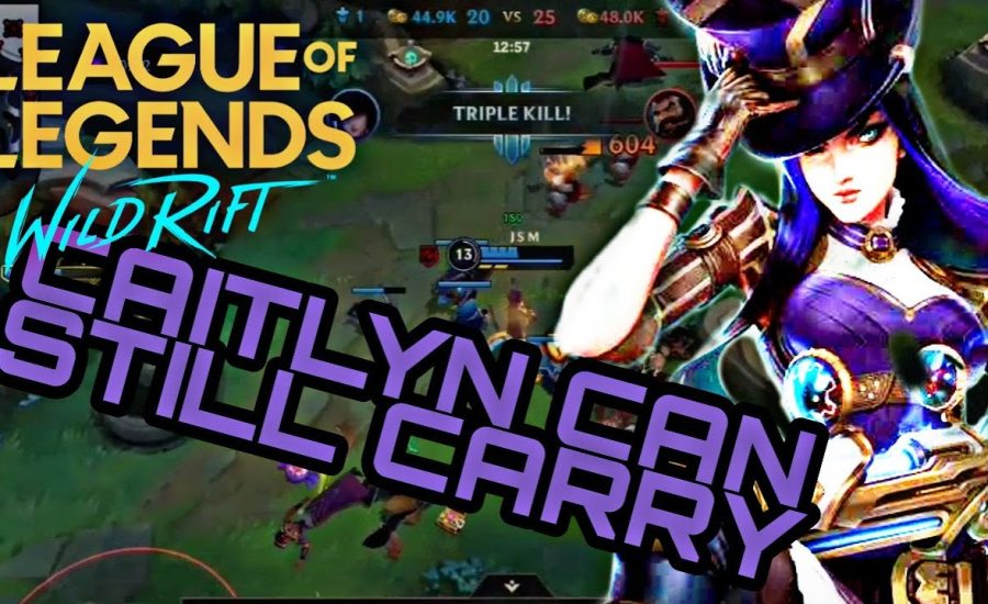 CAITLYN CARRY GAMEPLAY || LEAGUE OF LEGENDS WILDRIFT