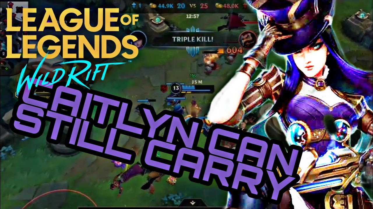 CAITLYN CARRY GAMEPLAY || LEAGUE OF LEGENDS WILDRIFT