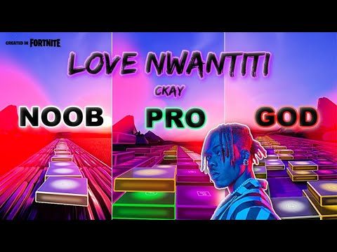 CKay - Love Nwantiti (Ah Ah Ah) - Noob vs Pro vs God (Fortnite Music Blocks) With Map Code!