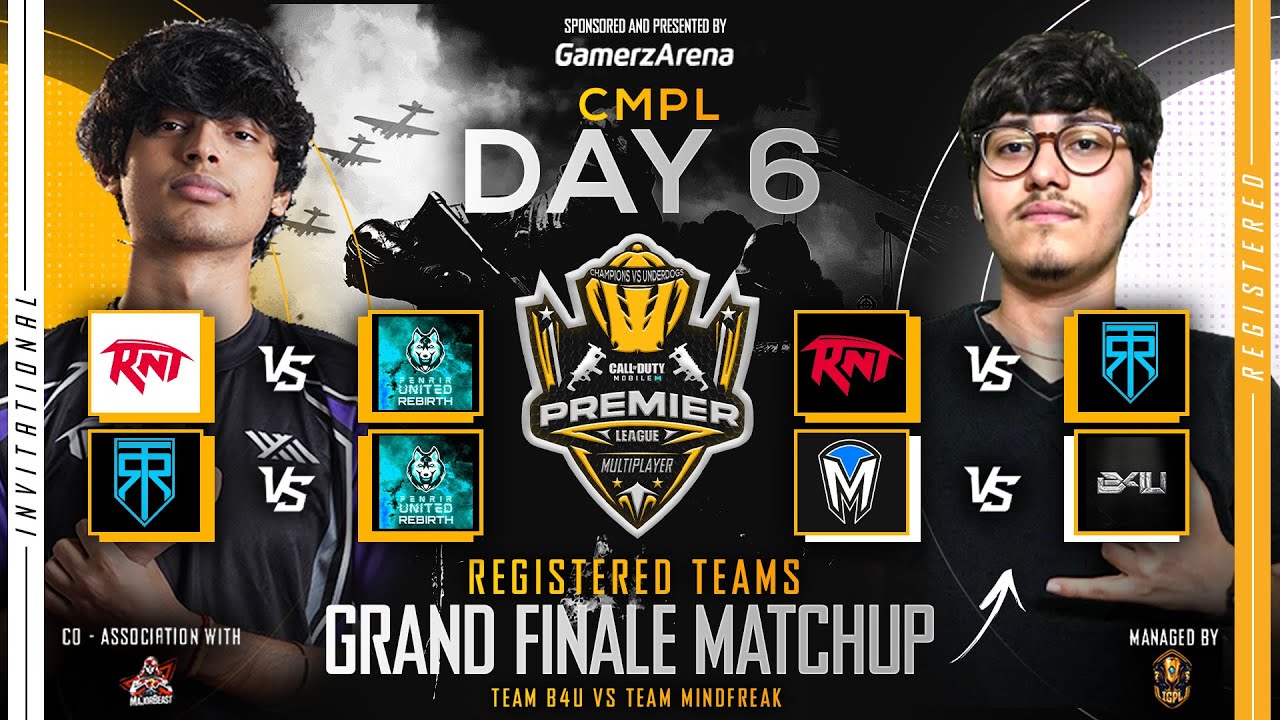 CODM PREMIER LEAGUE | Grand Finale Matchup & Invitational group stage | GamerzArena | MajorBeastYT