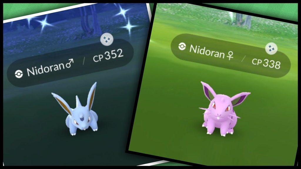 Catching both Shiny Nidoran in Pokemon Go || Nidoran Timed Research Event!