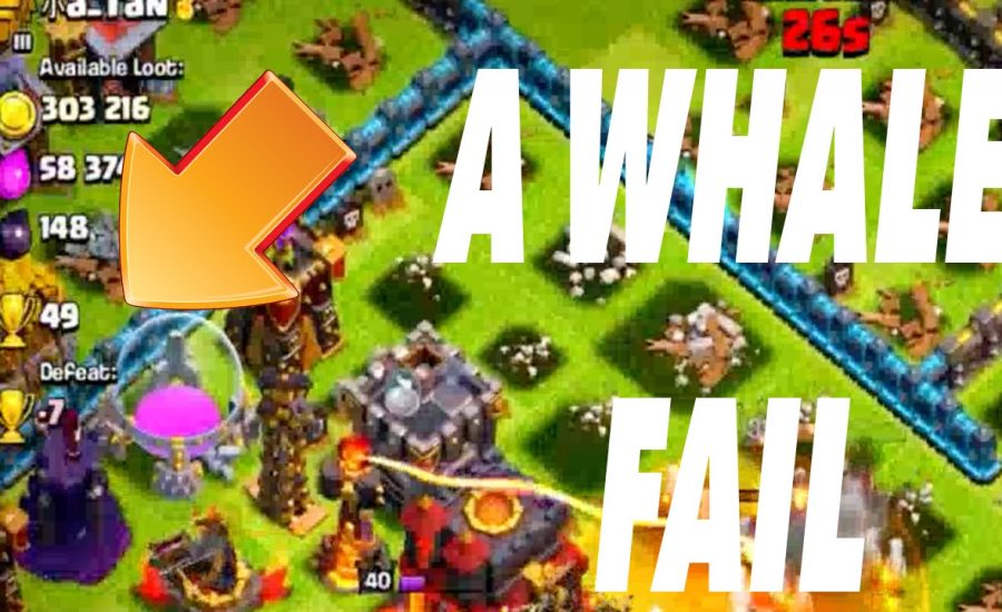 Clash of Clans - A WHALE FAIL!