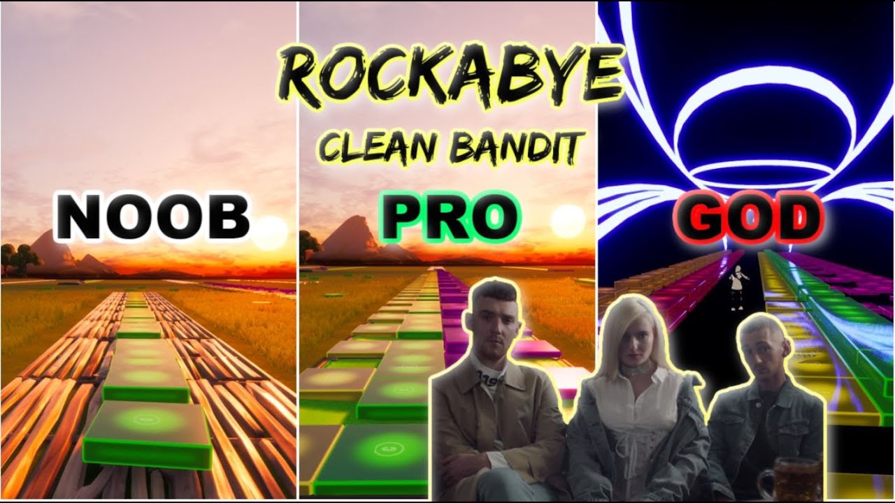 Clean Bandit - Rockabye - Noob vs Pro vs God (Fortnite Music Blocks) ft. Dehalfwit