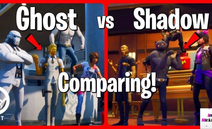 Comparing Shadow vs Ghost SKINS! (Which You Should Pick) | Fortnite Chapter 2 Season 2 Battle Pass