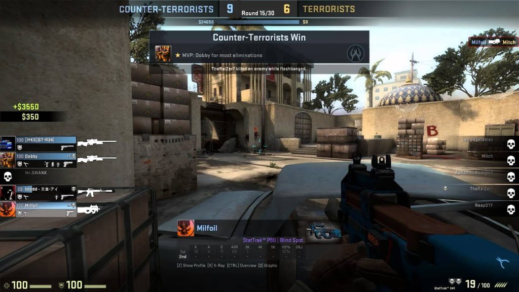 Counter Strike: Global Offensive - Competitive Games: Dust II 27/03/15 (silver lobby)