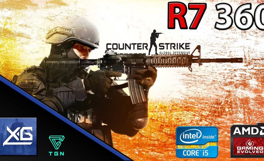 Counter-Strike: Global Offensive On AMD Radeon R7 360 OC 2GB GDDR5 | 1080p | MAXED | FPS - TEST