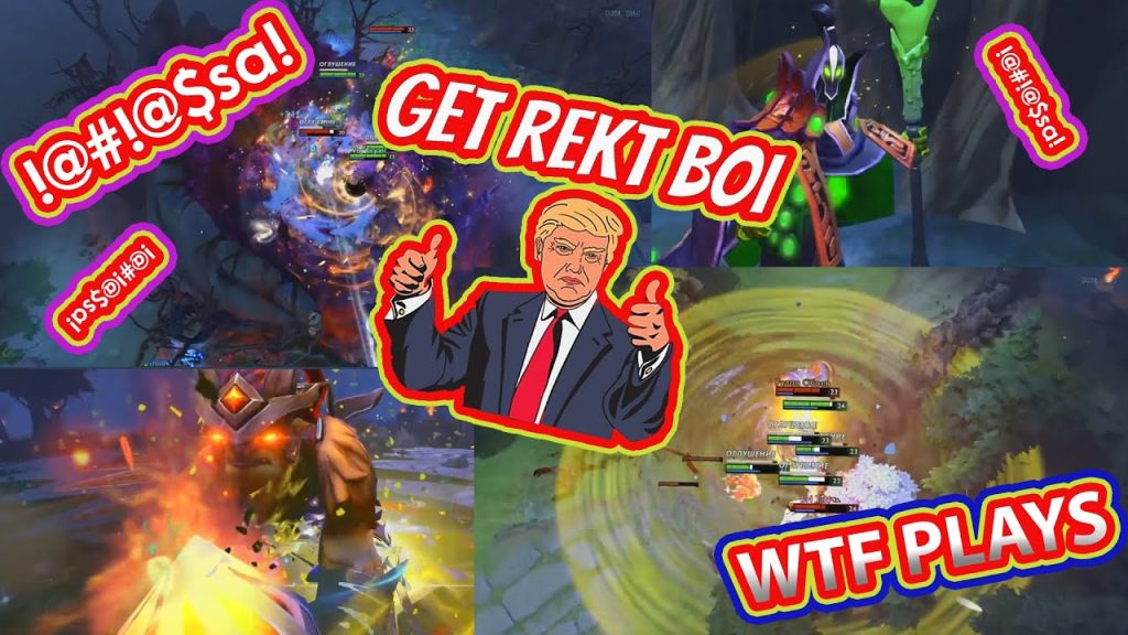 DOTA2 BEST WTF PLAYS (Get REKT) 2018