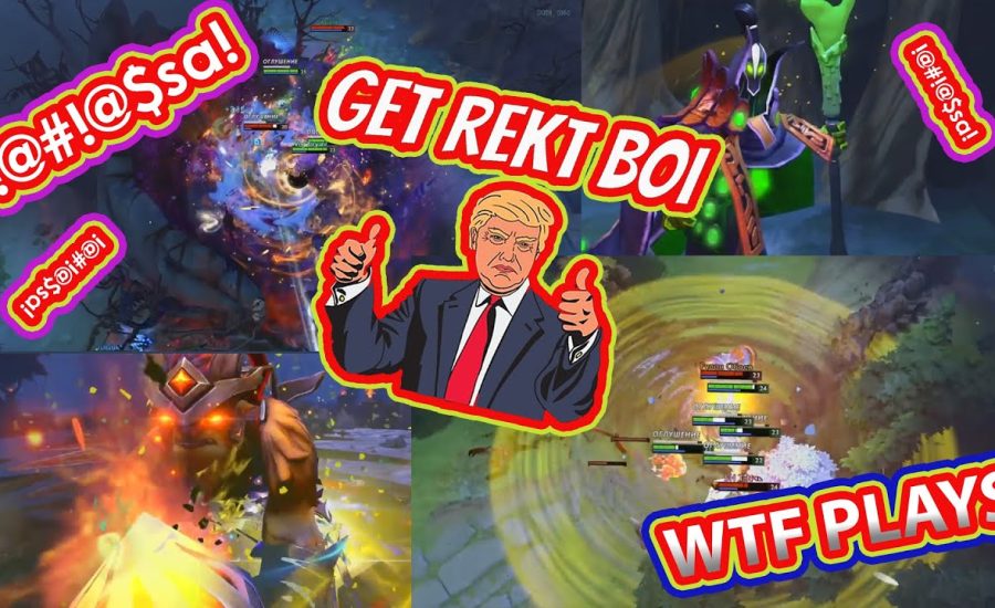 DOTA2 BEST WTF PLAYS (Get REKT) 2018