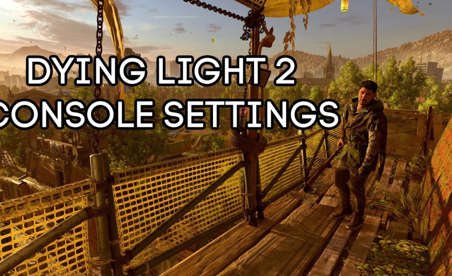 DYING LIGHT 2 - Console Setting Menu