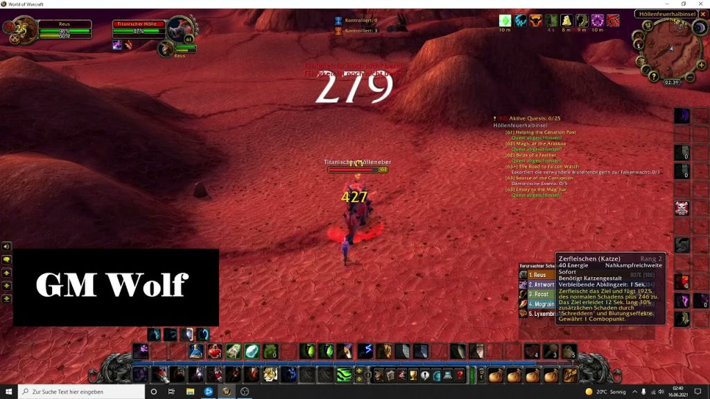 Der Weg zur Falkenwacht | WoW TBC Horde Quest | GM Wolf | WoW TBC Classic