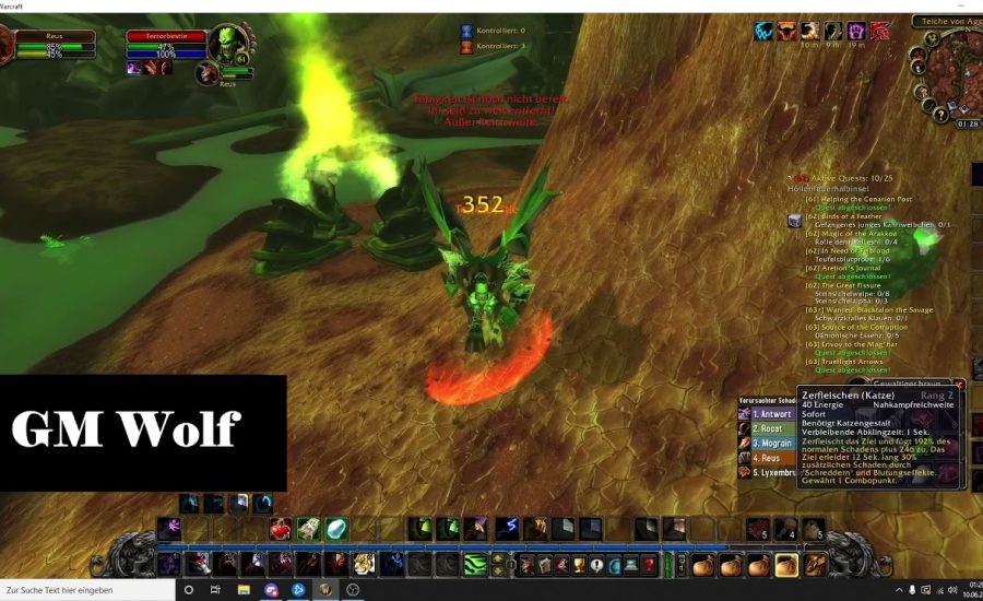 Die Suche nach Teufelsblut | The Search for Devil's Blood | WoW TBC Horde Quest | GM Wolf | WoW TBC