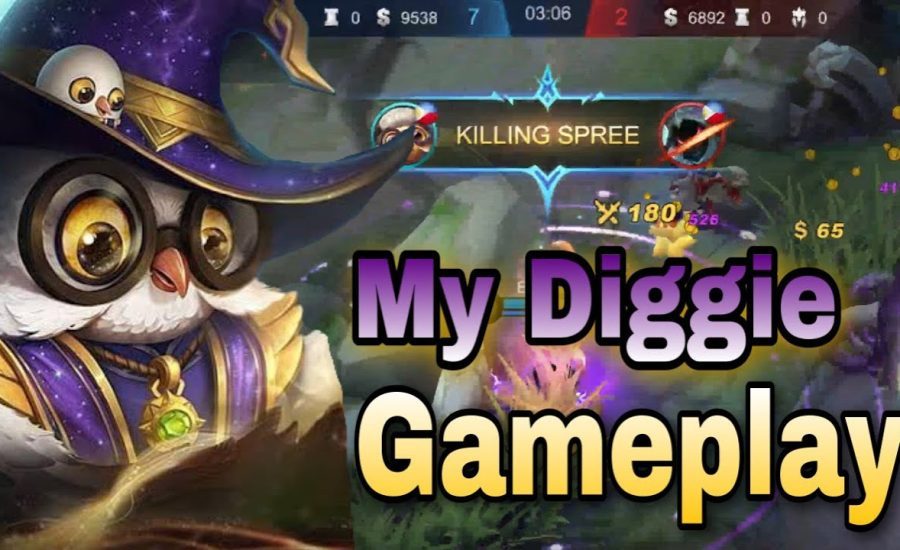 Diggie gameplay | Mobile legend bang bang | mlbb