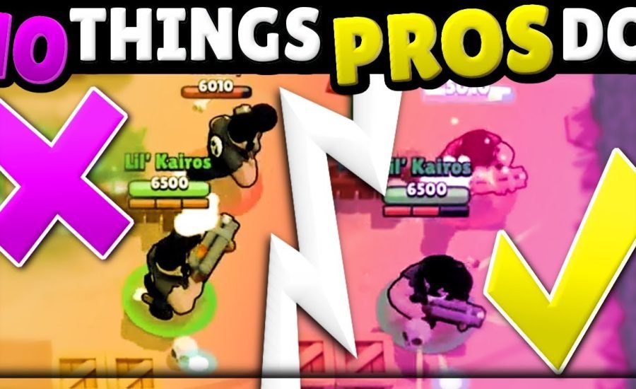 Do YOU Use These 10 PRO Skills That CRUSH Noobs?! | Brawl Stars Pro Tips