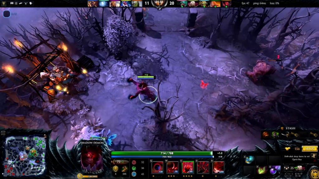 Dota 2 - Shadow Demon godly support