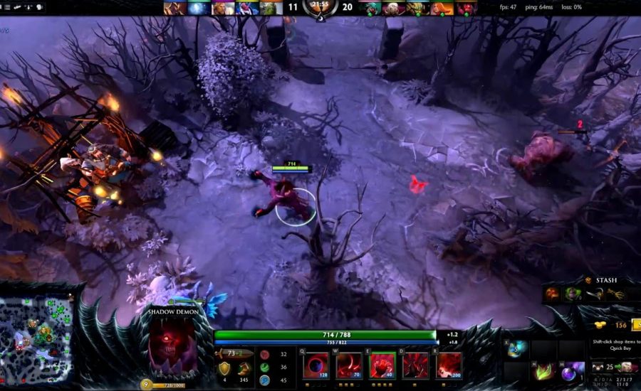 Dota 2 - Shadow Demon godly support