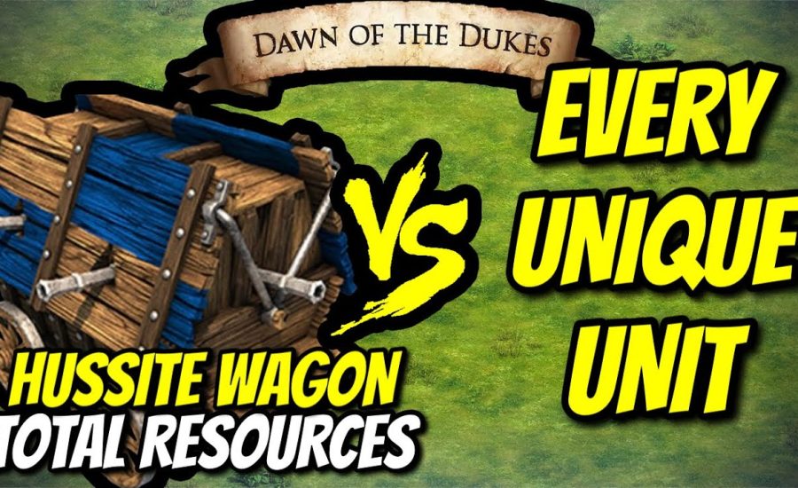ELITE HUSSITE WAGON vs EVERY UNIQUE UNIT (Total Resources) | AoE II: Definitive Edition