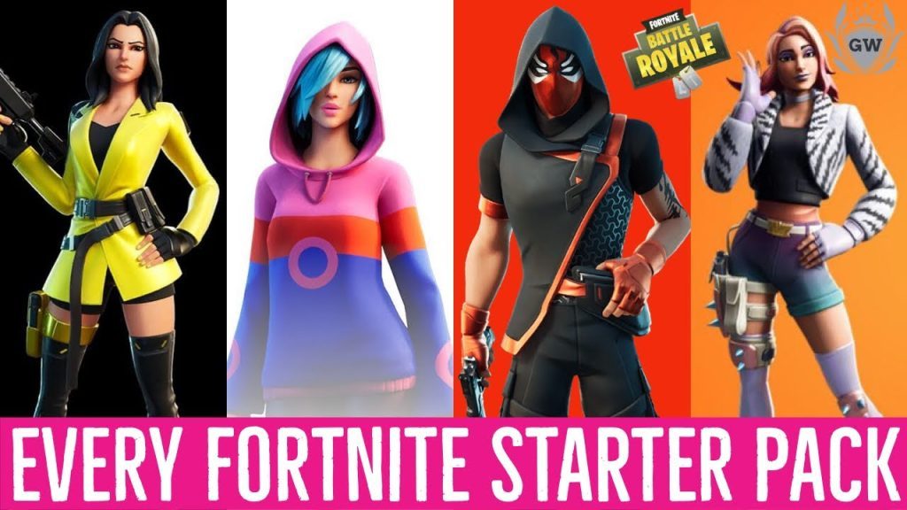 Evolution of Fortnite Starter Packs! All Fortnite Starter Packs! (Season 1 - Season 14)