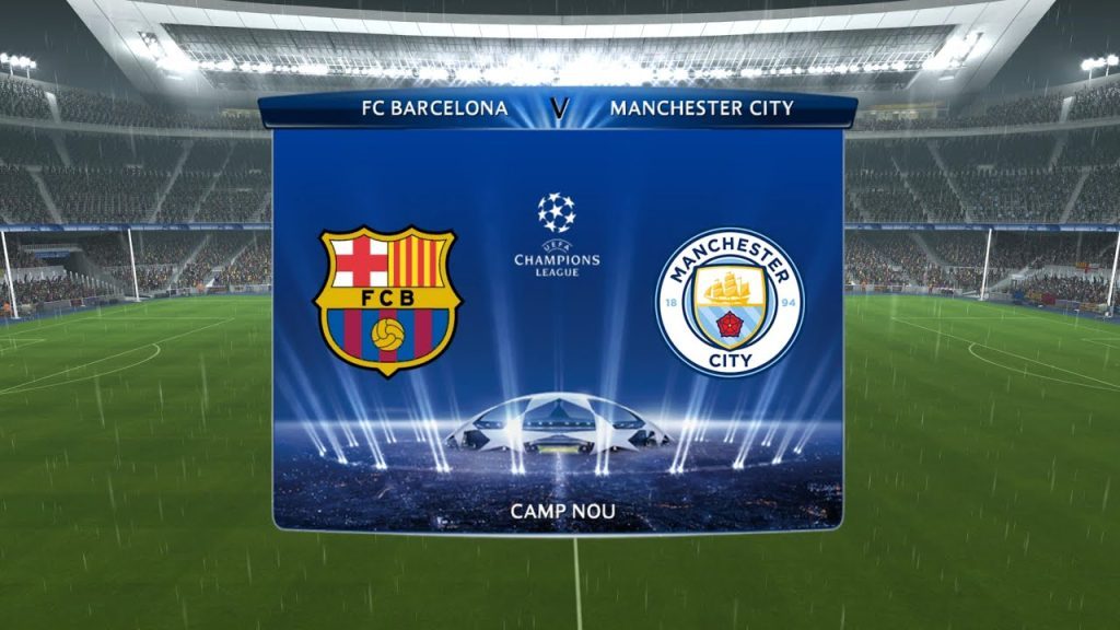 FIFA 14 | Barcelona 2 - 0 Manchester City | UEFA Champions League