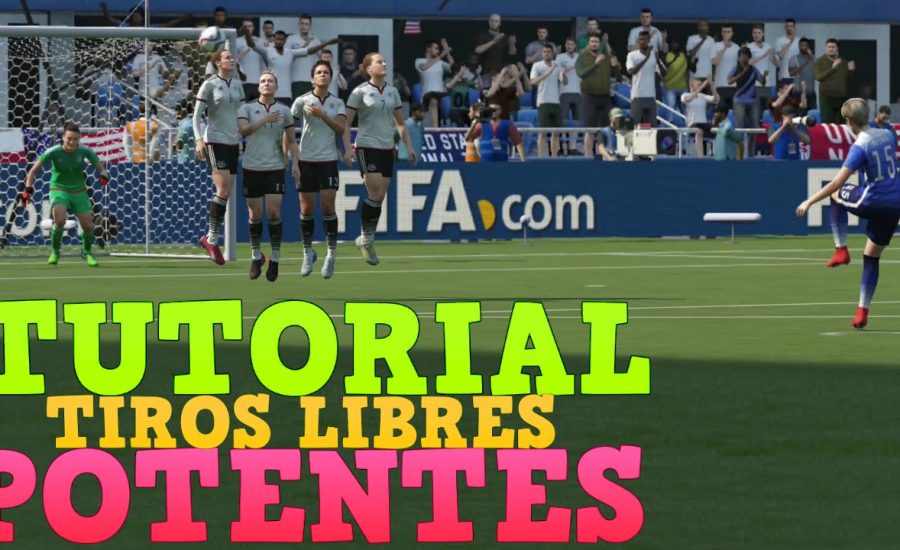 FIFA 16 - TUTORIAL TIRO LIBRE POTENTE (30-40 Metros)
