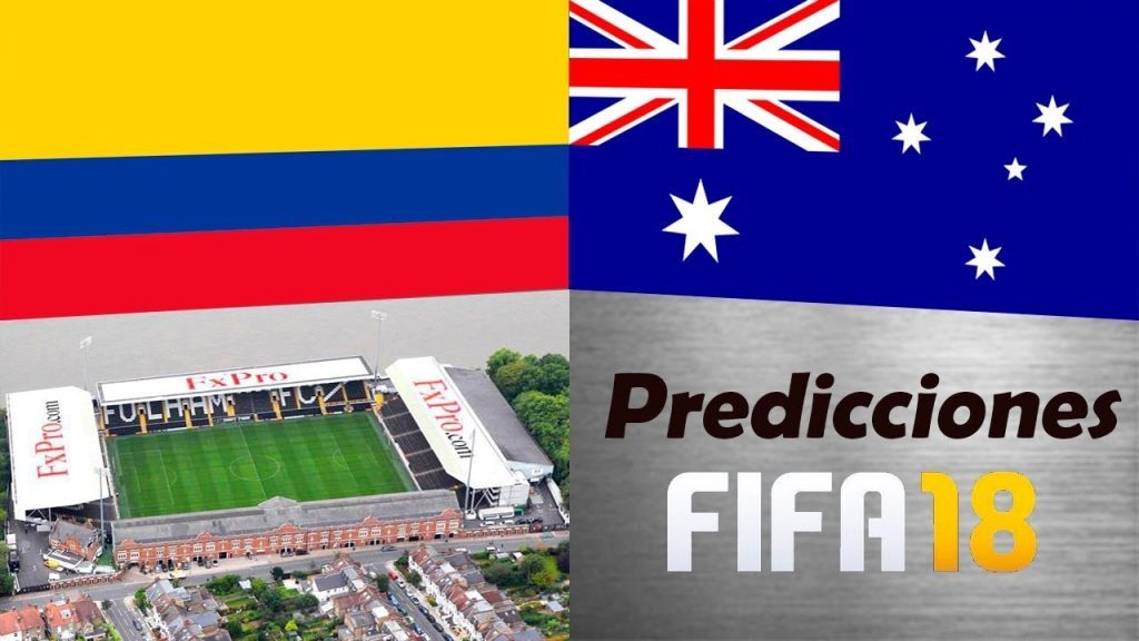 FIFA 18 | Colombia vs Australia | PREDICCIONES