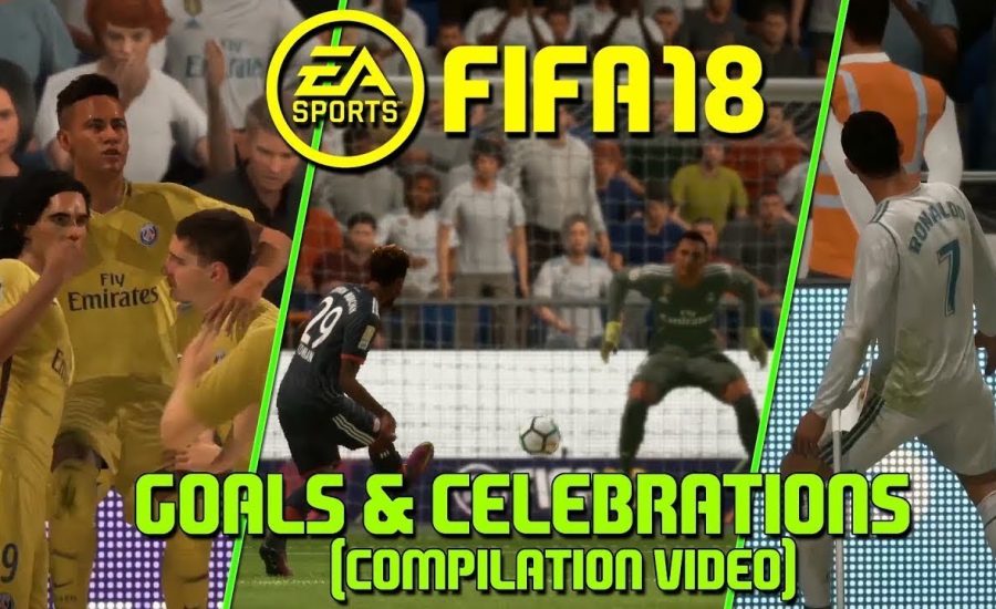FIFA 18 Goals Celebrations , Graphics , News Face in Real Life | FIFA vs Real Life ft Ronaldo,Bale